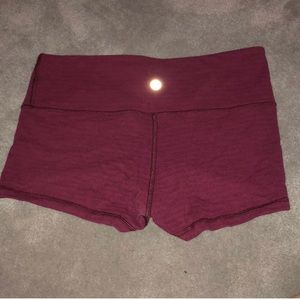 Burgundy Lululemon Spandex